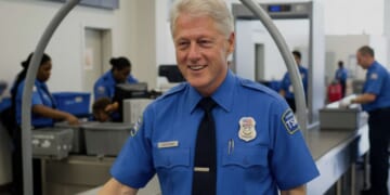 Image for article: Bill Clinton Selflessly Volunteers To Help Short-Staffed TSA With Pat Downs