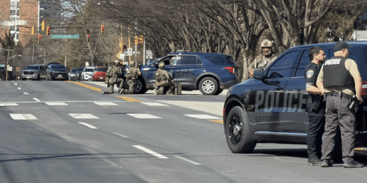 Gunman Opens Fire Near Baltimore Jewish Center, Officers Wounded