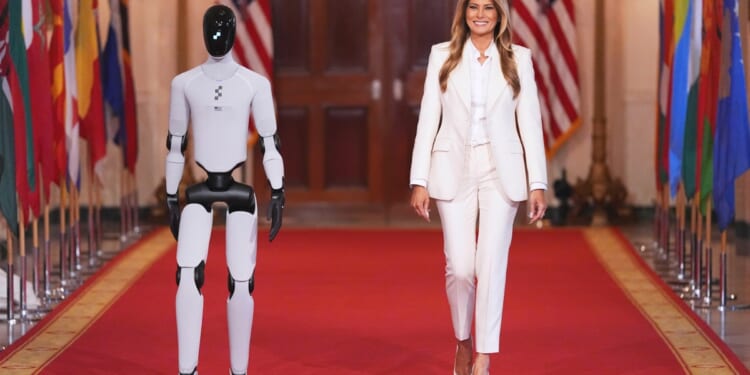 Melania Trump Introduces AI Humanoid; Says Robots Should Teach Kids
