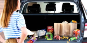 Image for article: Mom Frustrated As Kids Once Again Devour Groceries Before Getting Home From Store