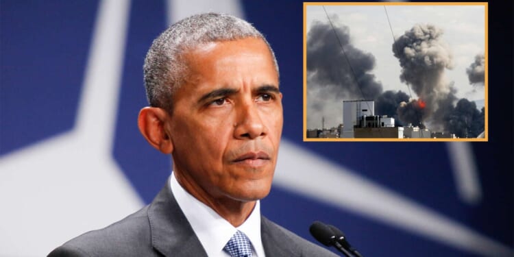 Image for article: Obama Confused To See Bombs Falling On Iran Instead Of Pallets Of Cash