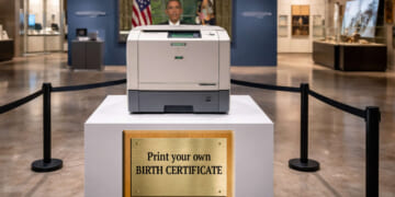 Image for article: Obama Library To Feature Interactive Exhibit Where Visitors Can Print Their Own Birth Certificates