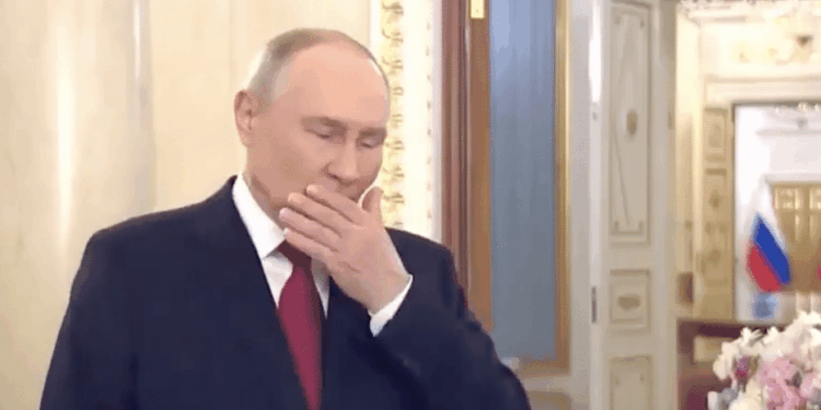 PUTIN ON THE FRITZ? Kremlin Deletes Video Showing Vlad Having Coughing Fit, Raises Questions About His Health [WATCH]
