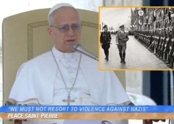 Image for article: Pope Condemns Allied Forces For Not Just Talking It Out With Nazis