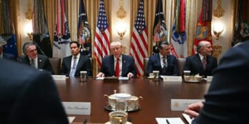 President Trump Leads Critical Cabinet Meeting at White House