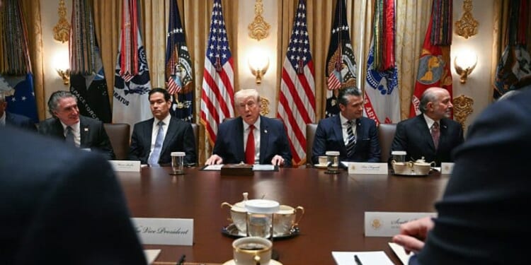 President Trump Leads Critical Cabinet Meeting at White House