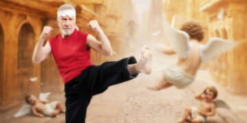 Image for article: Saint Peter Gently Asks Chuck Norris To Stop Roundhouse Kicking The Cherubim