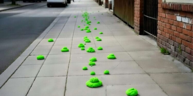 Image for article: San Francisco Celebrates St. Patrick’s Day By Adding Green Dye To Sidewalk Poop