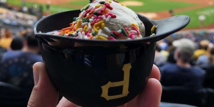 Image for article: Theologians Believe Every Meal In Heaven Is Ice Cream In A Miniature Baseball Helmet