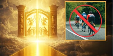 Image for article: Theologians Confirm Heaven's Streets Of Gold Will Have No Cyclists
