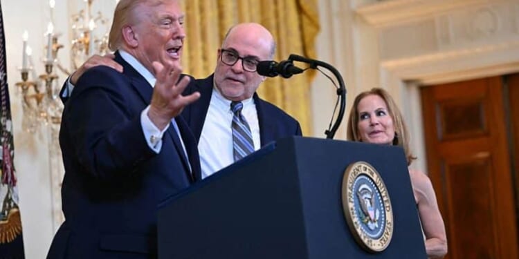 Trump Defends The Great One Mark Levin Amid Podcaster Spat