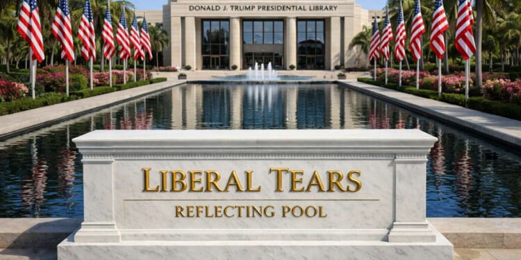 Image for article: Trump Presidential Library To Feature Solemn 'Reflecting Pool' Of Liberal Tears