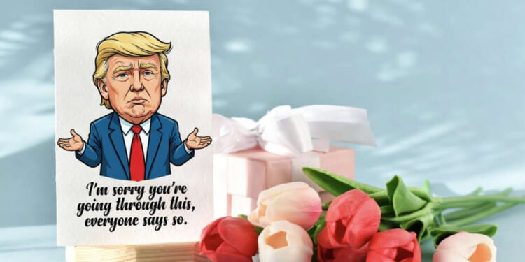 Image for article: Trump Releases Line Of Sympathy Cards