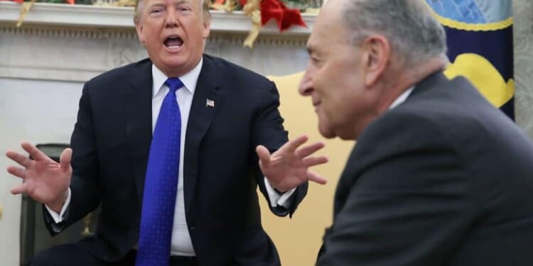 Trump Says Schumer in 'Never Never Land' — 'He Should Be Fighting With Palestine' [WATCH]