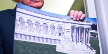 Trump White House ballroom underground military complex construction lawsuit