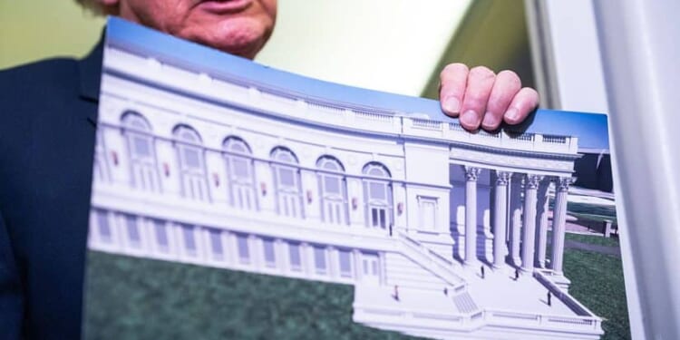 Trump White House ballroom underground military complex construction lawsuit