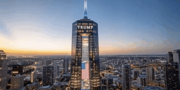 Trump presidential library Miami video rendering Eric Trump project details