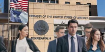 Image for article: U.S. Embassy In Minneapolis Evacuated Over Safety Concerns For American Citizens