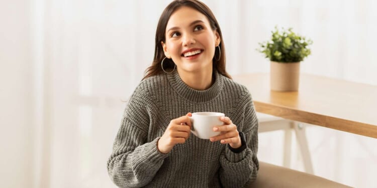 Image for article: ‘Mmm, I Love Coffee,’ Says Woman Drinking Chocolate Milk With Single Drop Of Espresso