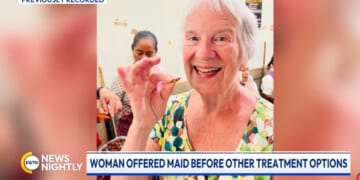 At 84, a Canadian woman with back pain was offered euthanasia and speaks out