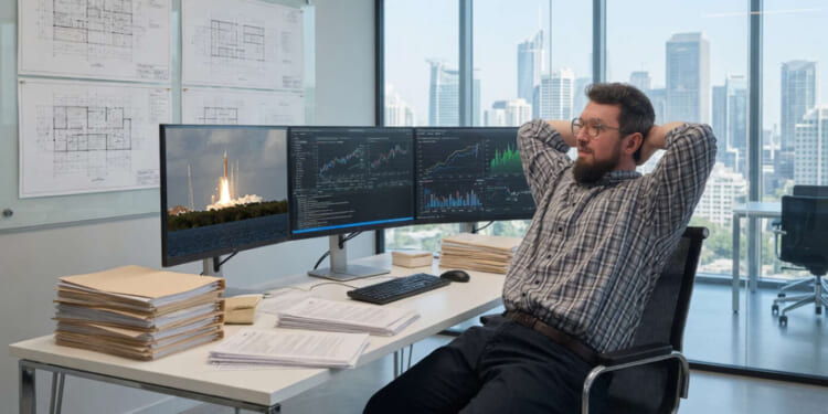 Image for article: 39-Year Old Man Considering Career Change To Astronaut