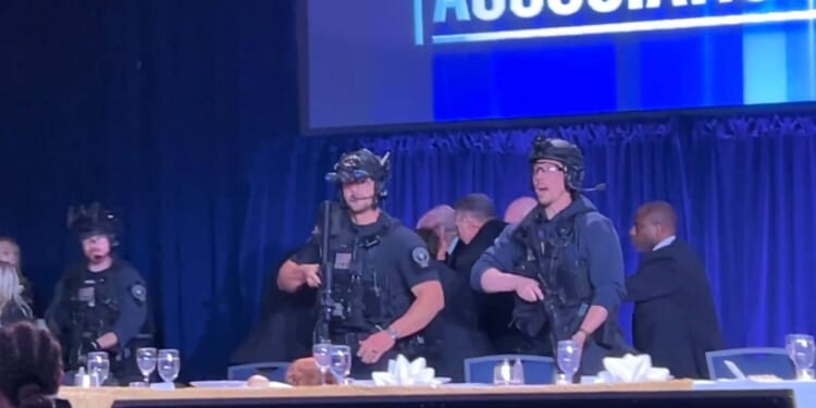 Image for article: CNN Reports Loud Popping Noises At White House Correspondents' Dinner