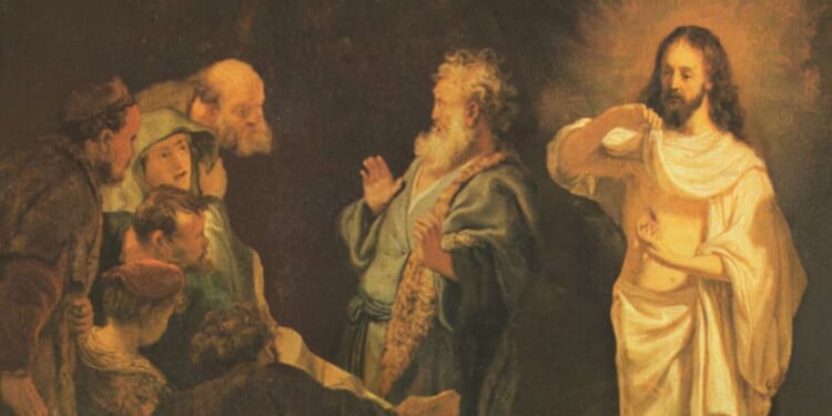 Image for article: 'He's Right Behind Me, Isn't He?' Says Thomas After Declaring He Won't Believe Jesus Rose Until He Sees Him