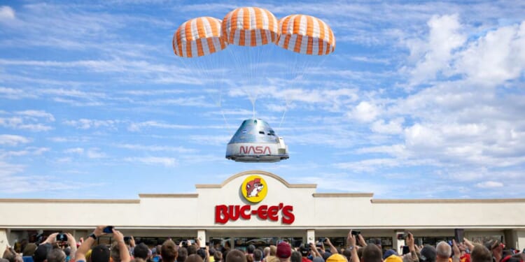 Image for article: In Dire Need Of Toilet, Artemis Lands At Buc-ee’s