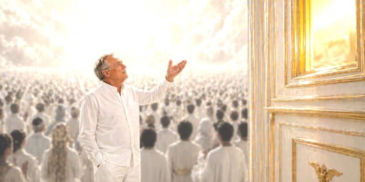 Image for article: Newly Arrived Boomer Tells Heavenly Sound Guy The Worship Music Is Too Loud