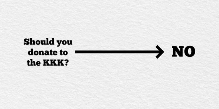Image for article: Should You Donate To The KKK? A Helpful Flowchart