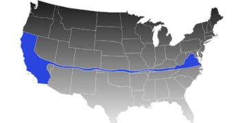 Image for article: Too Far? Gerrymandered Virginia Congressional Map Includes California
