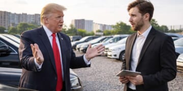 Image for article: Too Far? Trump Threatens To Nuke Used Car Dealership Unless It Comes Down Another $500 On 2017 Chevy Malibu
