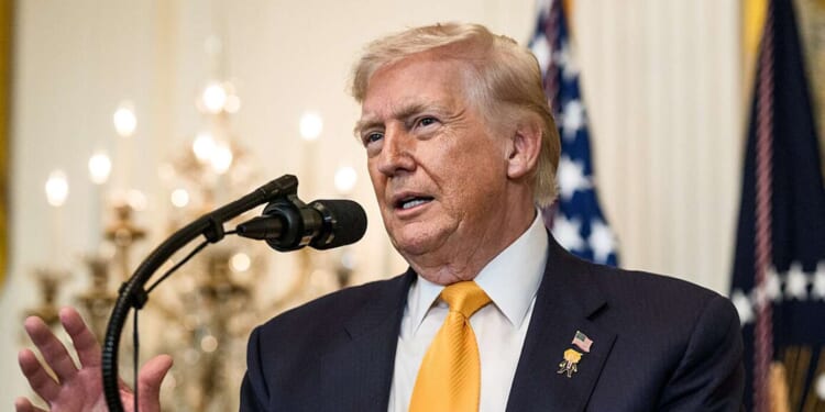 Image for article: Trump Assures Nation Troops Will Only Stay Deployed Until Middle East Peaceful