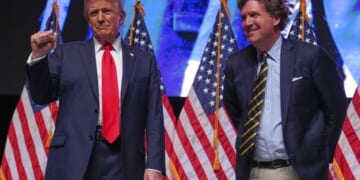Trump Attacks “Low-IQ” Carlson for Suggesting That U.S. Will Nuke Iran