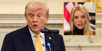 Image for article: Trump: Pam Bondi 'Not Quite Hot Enough' To Be This Bad At Her Job