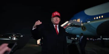 Trump says Iran navy destroyed ahead of Hormuz blockade, blasts NATO support