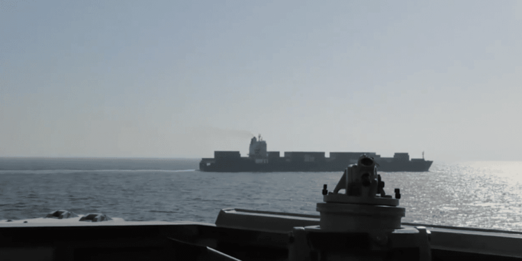 U.S. Navy Fires on Iranian-Flagged Vessel After Six-Hour Standoff in Arabian Sea