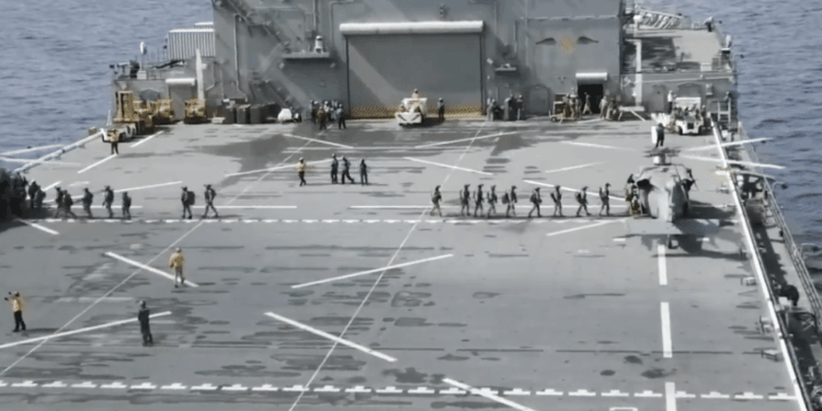 U.S. forces intercept sanctioned oil tanker in Indian Ocean, Pentagon says