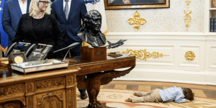 White House Jokes About Toddler Who Stole the Show During Recent Oval Office Visit
