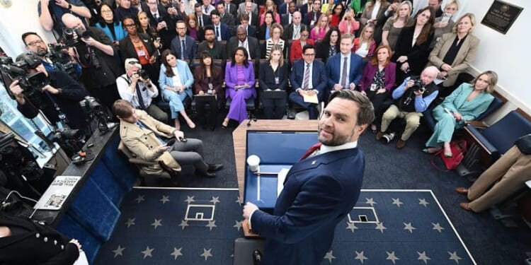 Vice President JD Vance To Host White House Press Briefing During Karoline Leavitt’s Maternity Leave