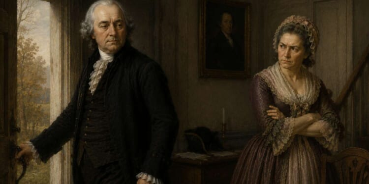 Image for article: Abigail Adams Starting To Believe Husband Made Up This Whole ‘Continental Congress’ As An Excuse To Hang Out With The Boys