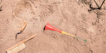 Image for article: Archeologists Unearth Vuvuzelas Blown By Israelites Outside Walls Of Jericho
