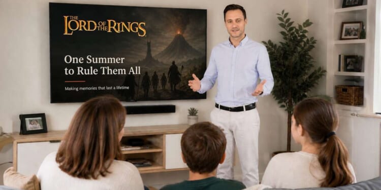 Image for article: Dad Sits Family Down And Lays Out Summer 'Lord Of The Rings' Viewing Schedule
