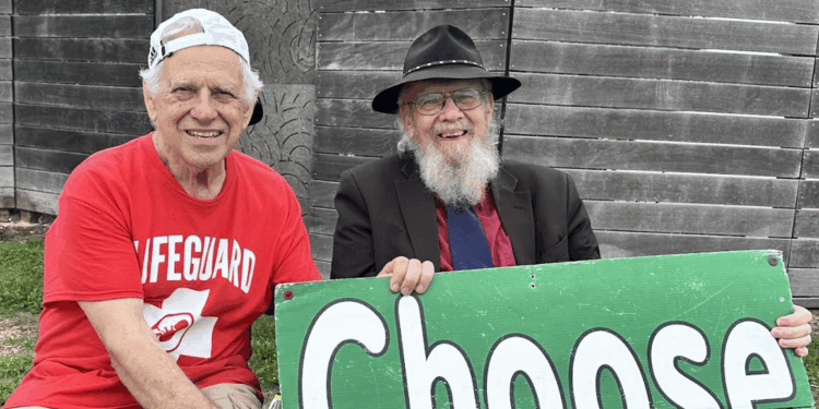 Elderly Robert Joins "It’s a Baby" Waco Activism