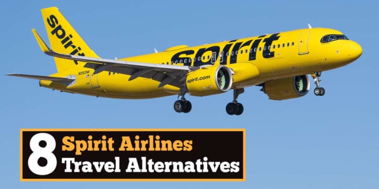 Image for article: Flight Canceled Because Of Spirit Airlines Shuttering? Here Are 8 Better Travel Alternatives