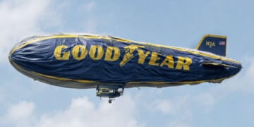 Image for article: Goodyear Blimp Barely Recognizable After Going On Ozempic