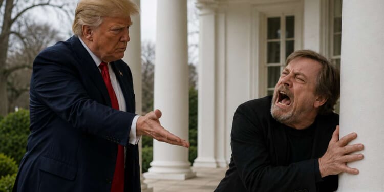 Image for article: 'I Am Your Father,' Reveals Trump To Horrified Mark Hamill