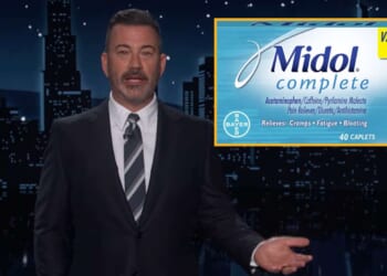 Image for article: Jimmy Kimmel Signs Endorsement Deal With Midol