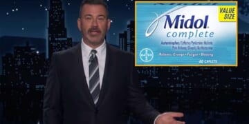 Image for article: Jimmy Kimmel Signs Endorsement Deal With Midol