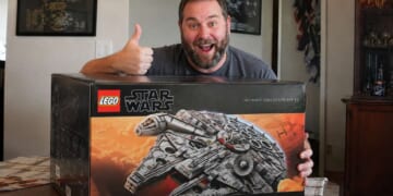 Image for article: Man Cured Of Depression After Doctor Prescribes Millennium Falcon LEGO Set
